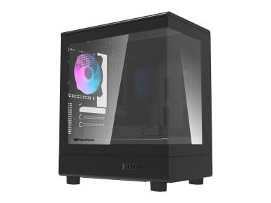 Gabinete Darkflash DB330M + 3 ventoinhas aRGB (preto)