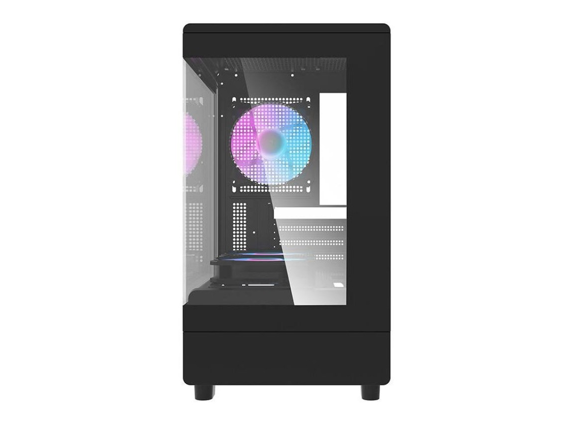 Gabinete Darkflash DB330M + 3 ventoinhas aRGB (preto)