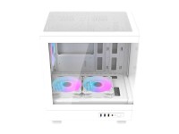 Gabinete Darkflash DB330M (branco) + 3 ventoinhas ARGB Gabinete Darkflash DB330M (branco) + 3 ventoinhas ARGB