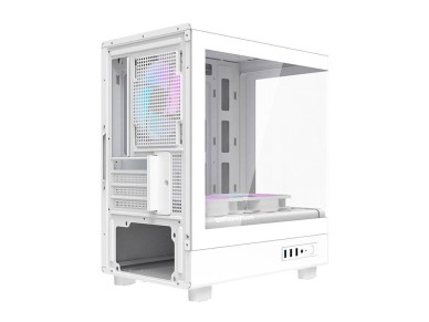Gabinete Darkflash DB330M (branco) + 3 ventoinhas ARGB