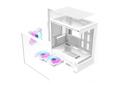 Gabinete Darkflash DB330M (branco) + 3 ventoinhas ARGB