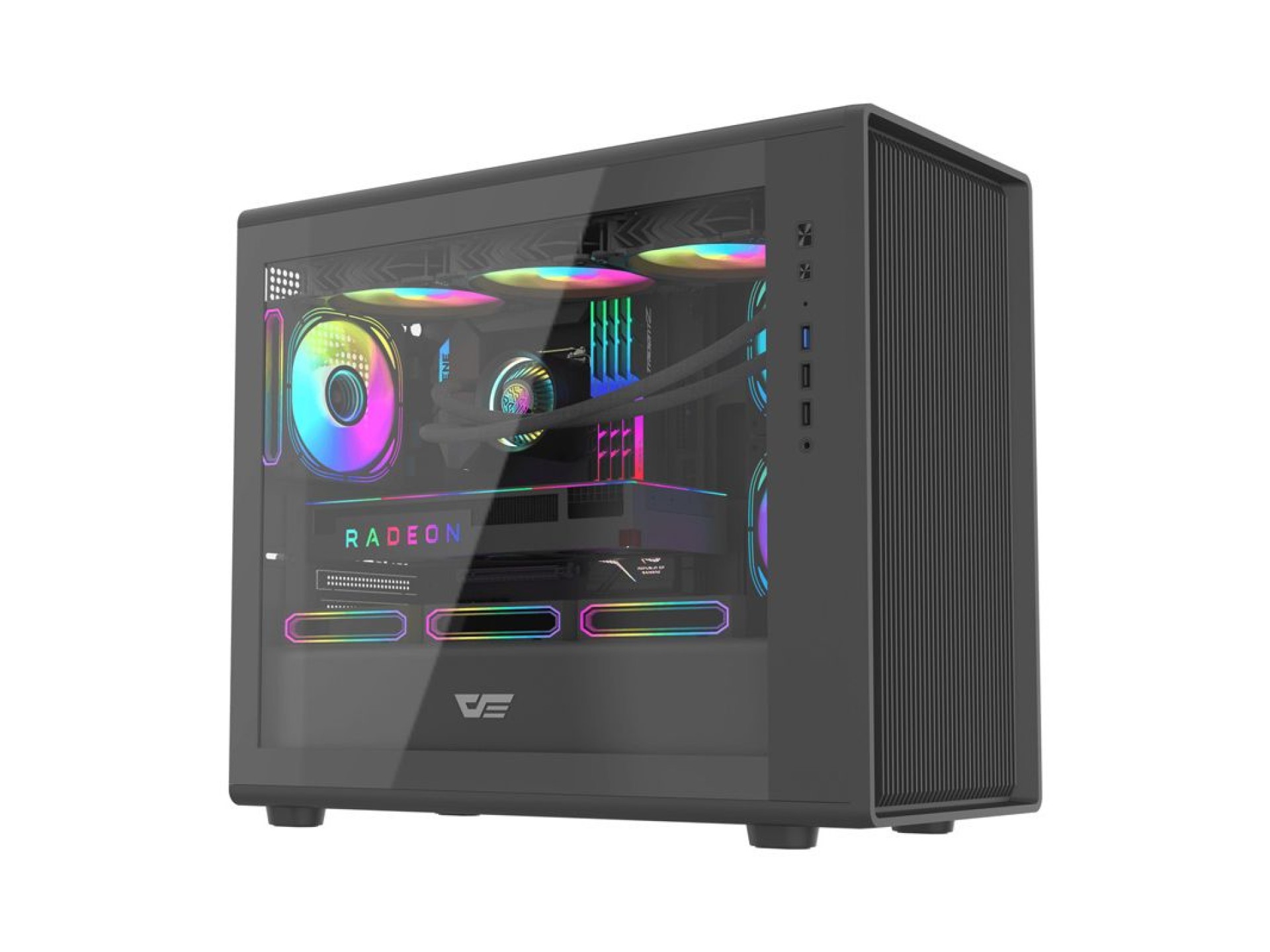 Gabinete para computador Darkflash DB460M (preto)