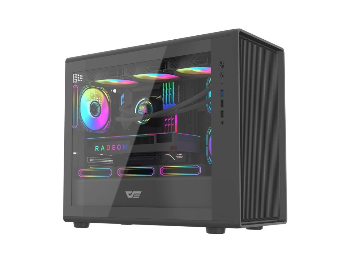 Gabinete para computador Darkflash DB460M (preto)