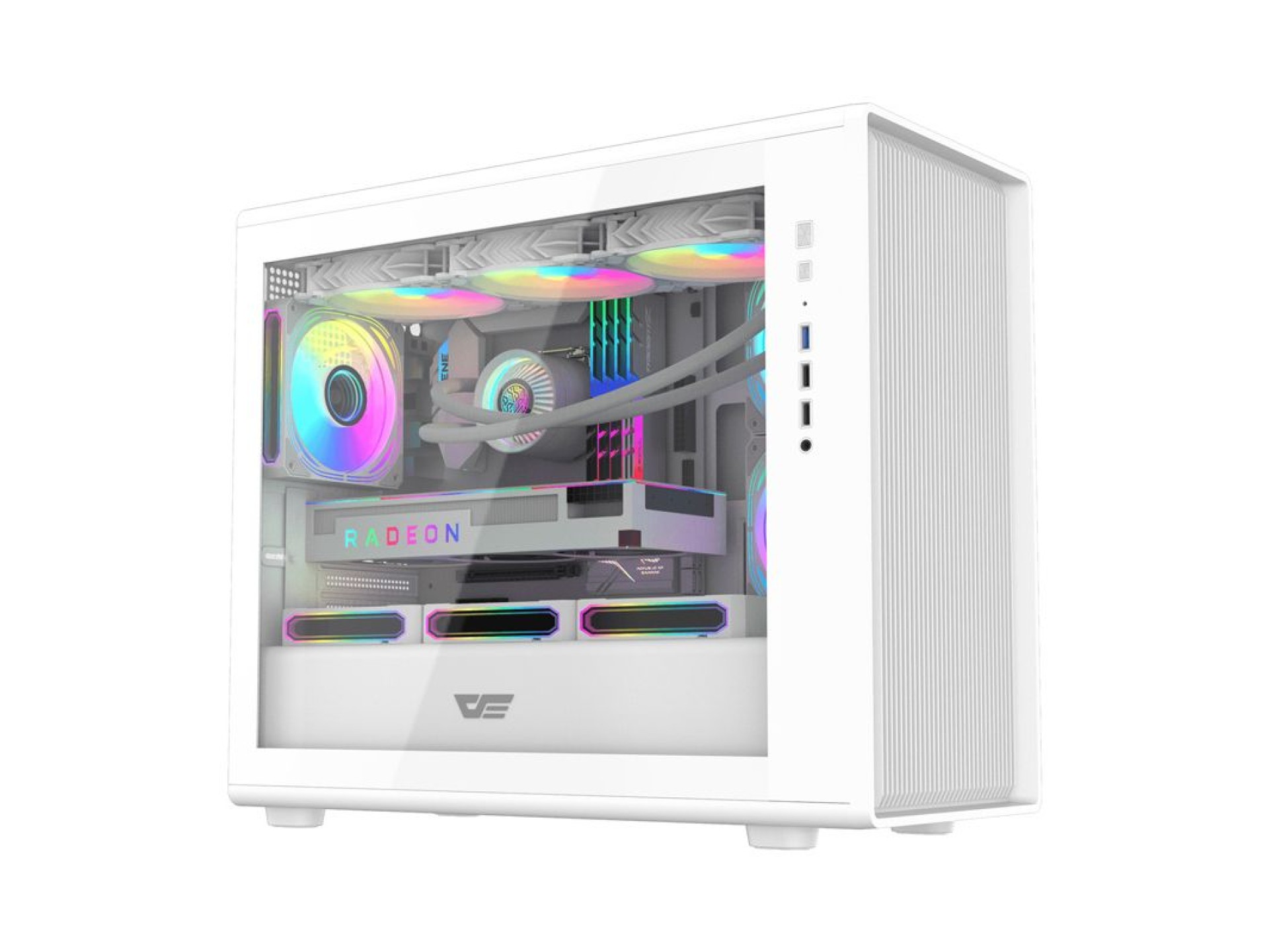 Gabinete para computador Darkflash DB460M (branco)