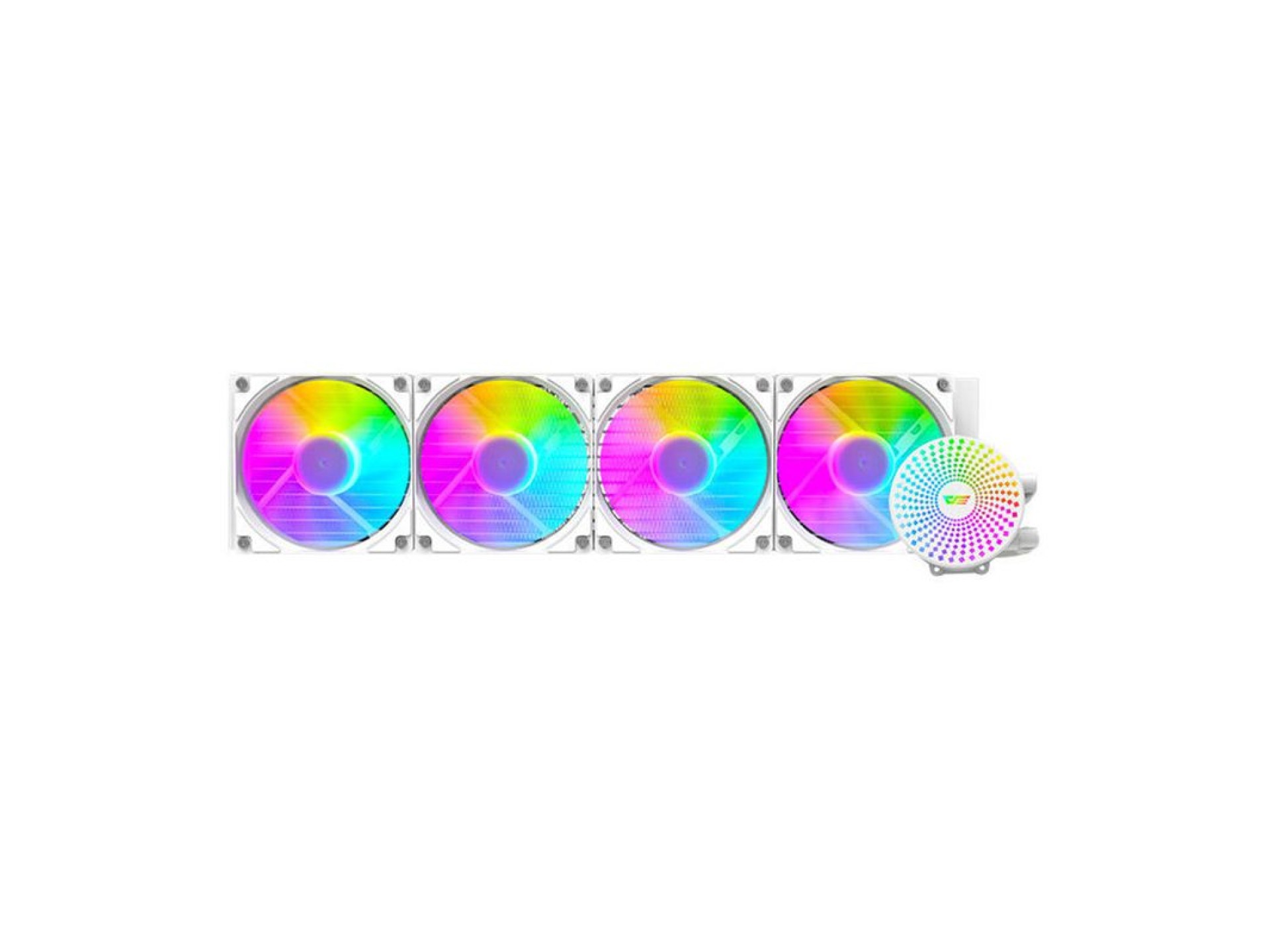 Refrigeração líquida para PC ARGB Darkflash DC480 (branco)