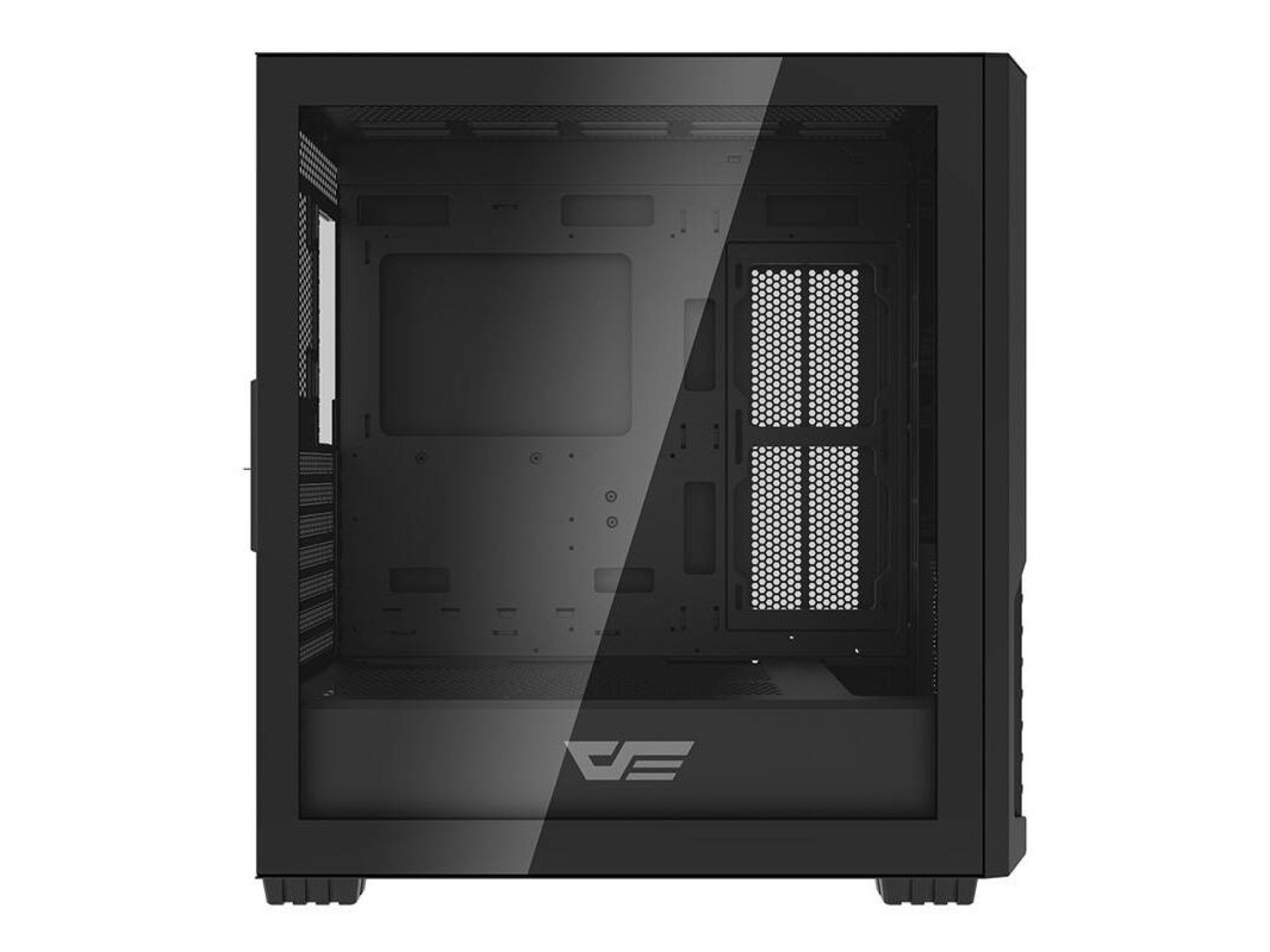 Gabinete para computador Darkflash DF2100 + 4 ventoinhas ARGB (preto)