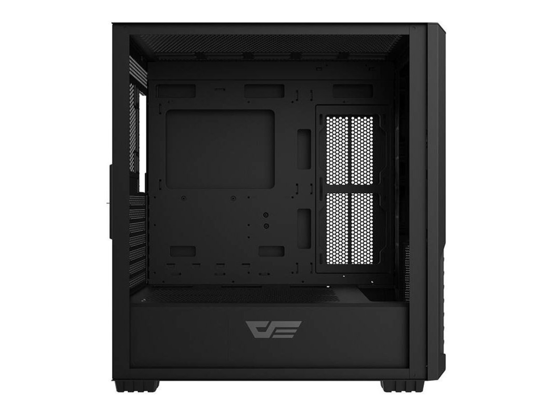 Gabinete para computador Darkflash DF2100 + 4 ventoinhas ARGB (preto)