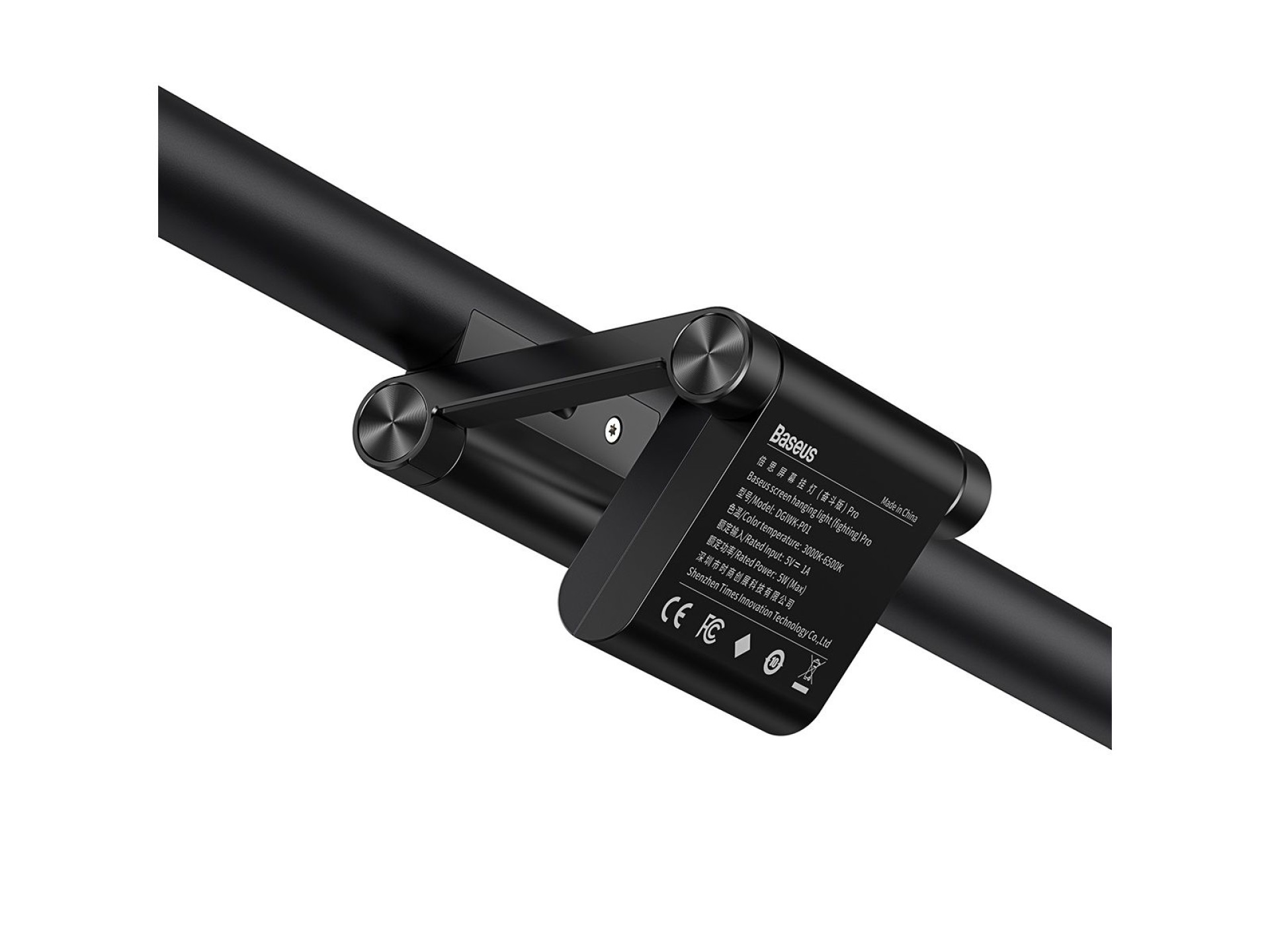 Baseus i-wok Series USB Asymmetric Light Source Screen Hanging Light (fighting) Pro Black