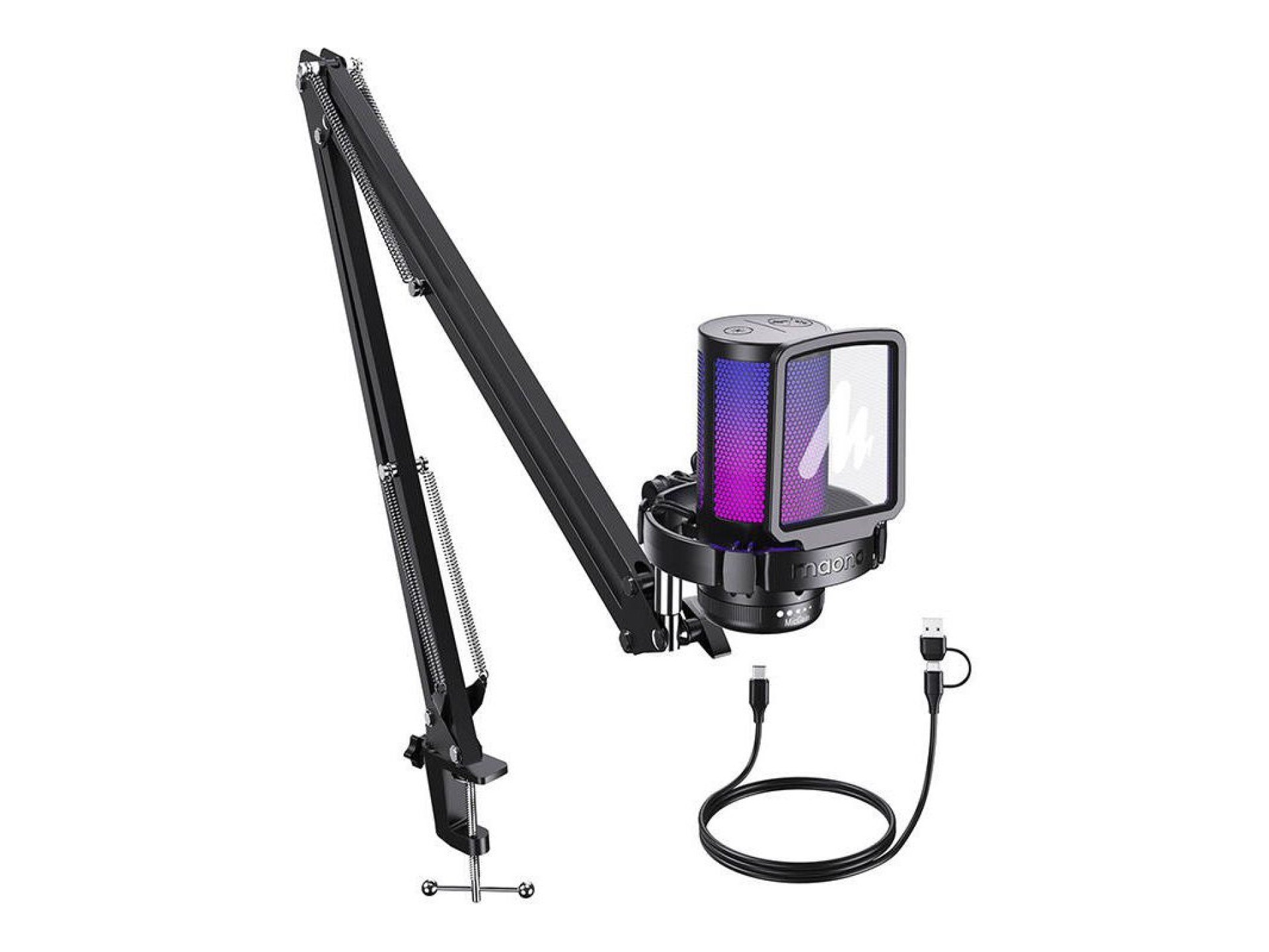 Microfone para jogos Maono DGM20 S (preto)