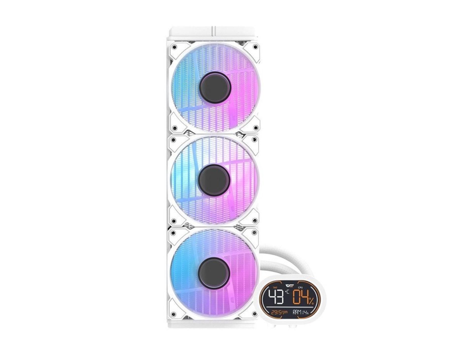 Refrigerador de água para CPU Darkflash DH360D (branco)