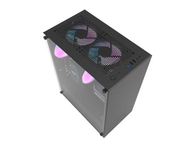 Gabinete para computador Darkflash DK100 (preto)