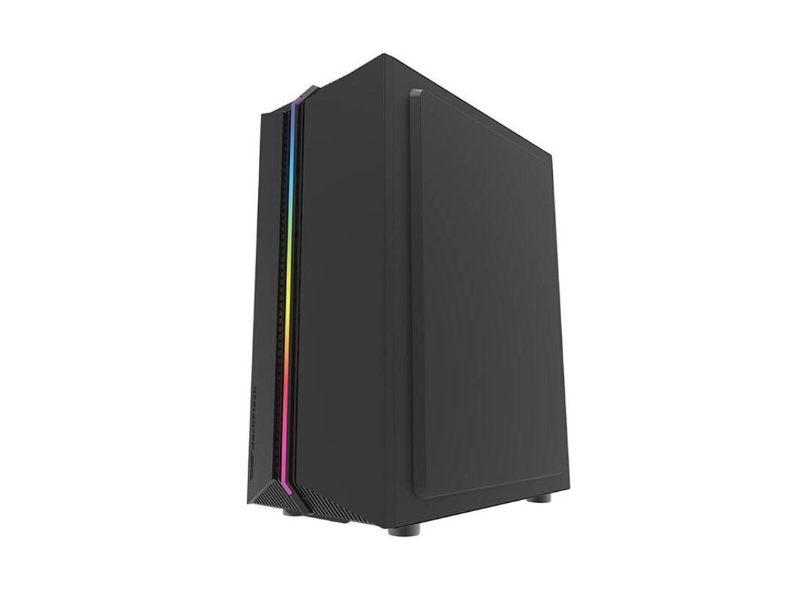 Gabinete para computador Darkflash DK151 LED (preto) + 3 ventoinhas RGB