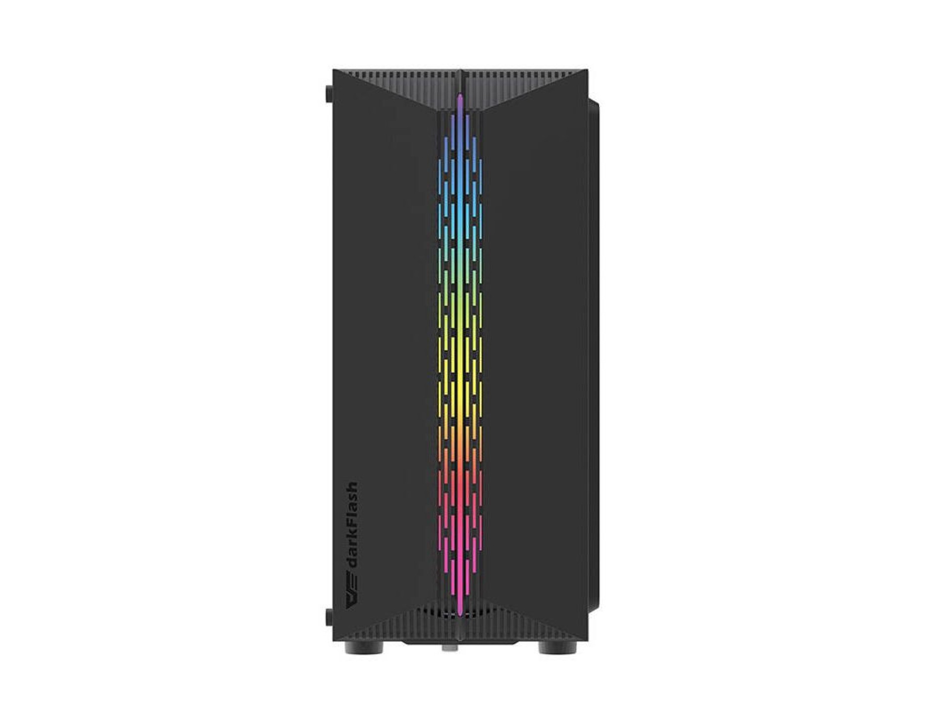 Gabinete para computador Darkflash DK151 LED (preto) + 3 ventoinhas RGB