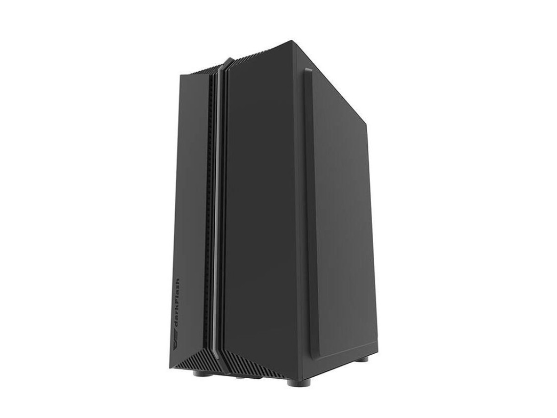 Gabinete para computador Darkflash DK151 LED (preto) + 3 ventoinhas RGB