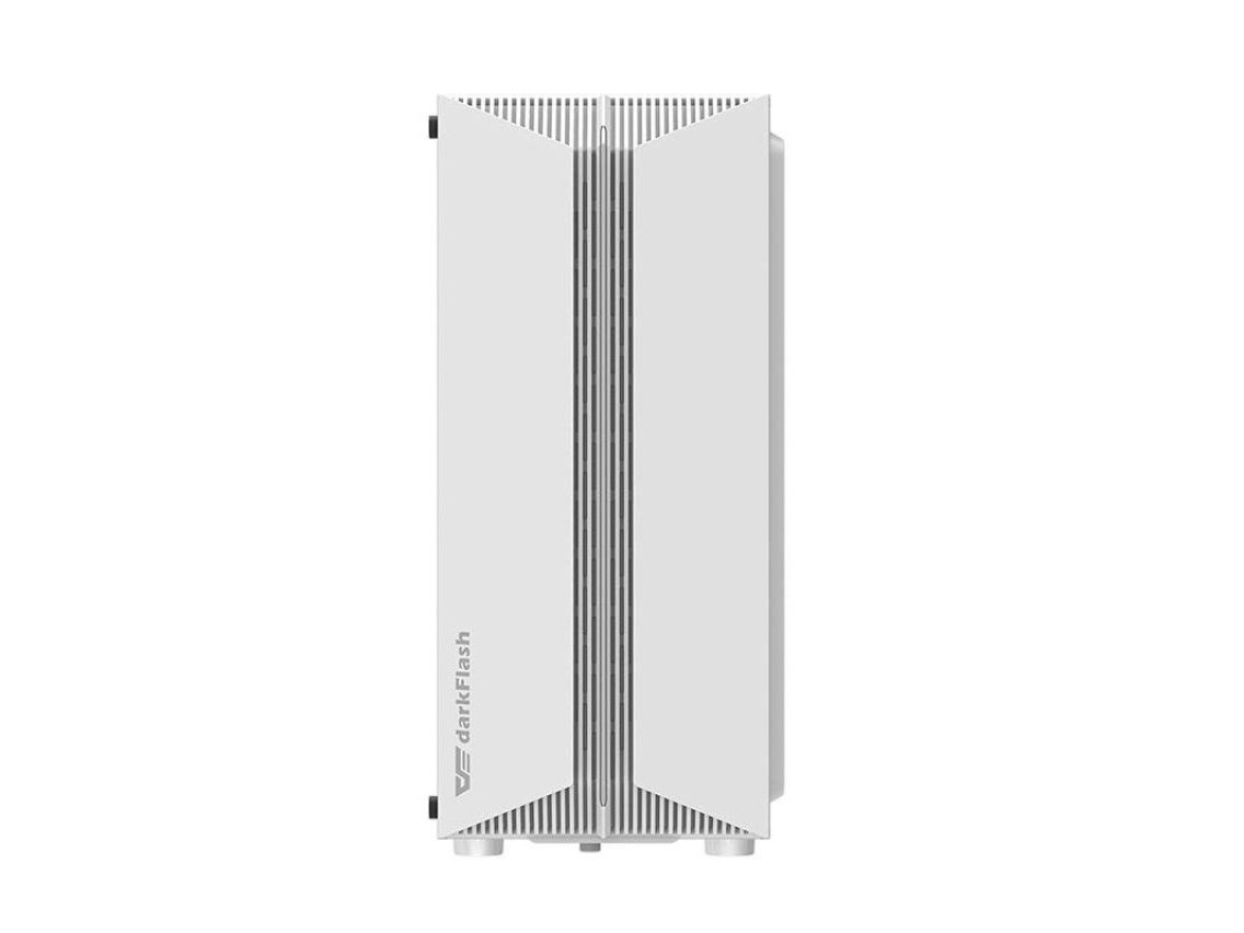 Gabinete para computador Darkflash DK151 LED (branco) + 3 ventoinhas RGB