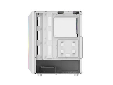 Gabinete para computador Darkflash DK151 LED (branco) + 3 ventoinhas RGB