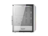 Gabinete para computador Darkflash DK151 LED (branco) + 3 ventoinhas RGB