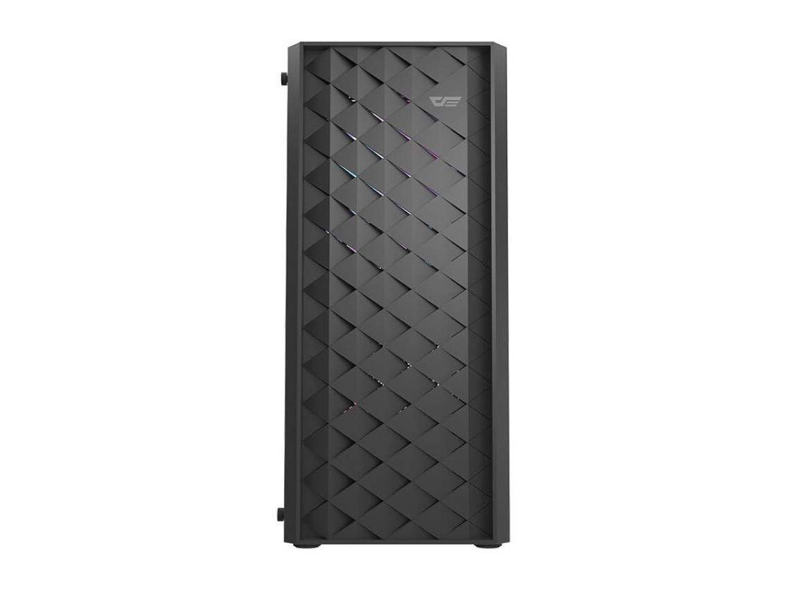Gabinete Darkflash DK351 (preto) + 4 ventoinhas RGB