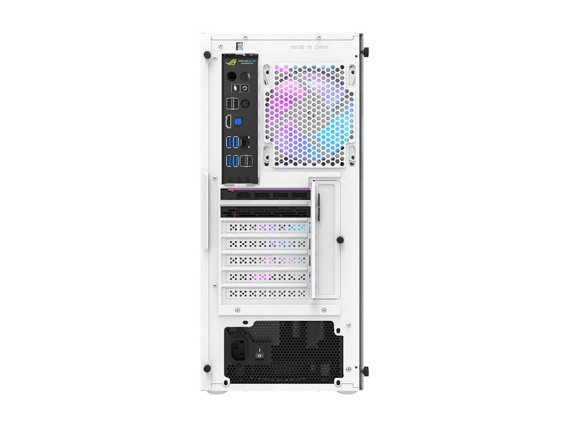 Gabinete Darkflash DK351 (branco) + 4 ventoinhas RGB