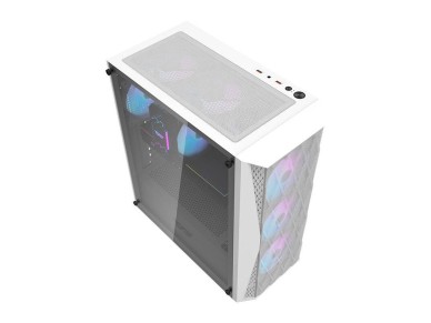 Gabinete para computador Darkflash DK352 Mesh (branco)