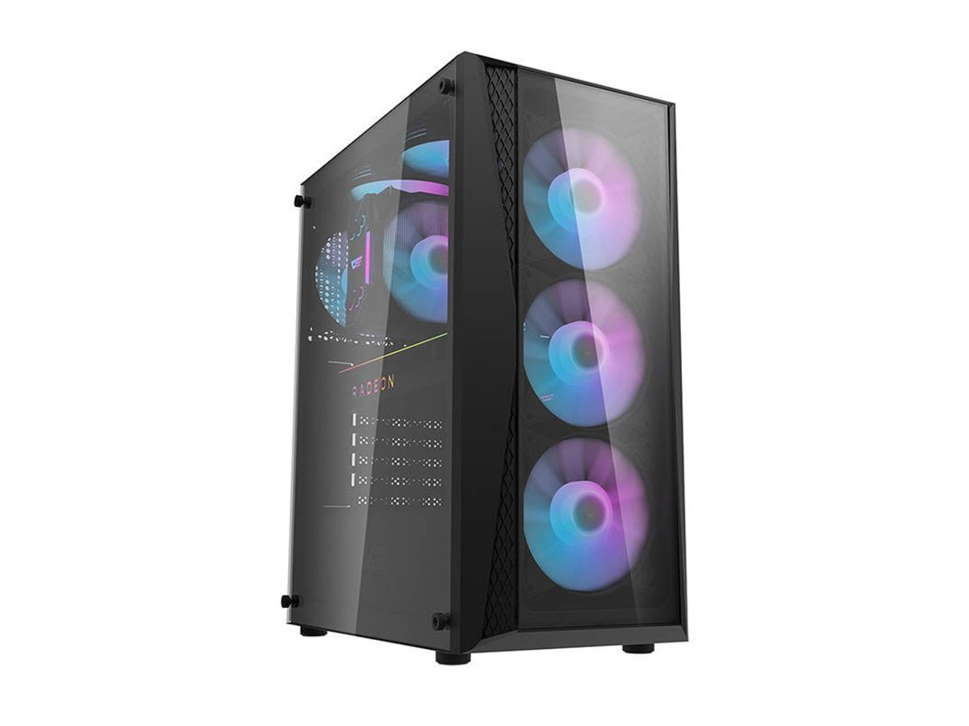 Darkflash DK352 Plus computer case (black) + 4 RGB fans