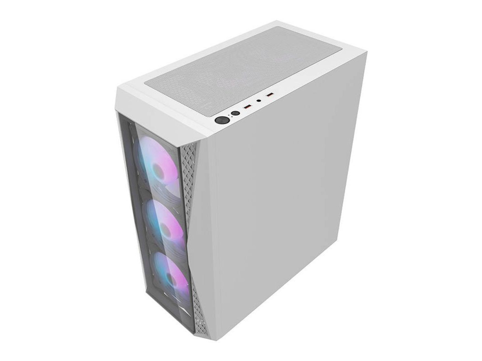 Darkflash DK352 Plus computer case (black and white) + 4 ARGB fans