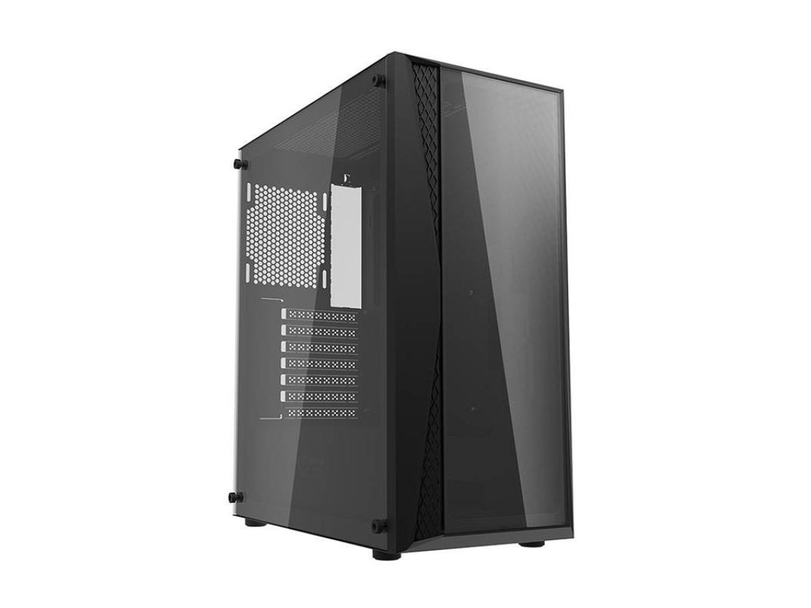 Gabinete Darkflash DK352 Plus (preto) + 4 ventoinhas RGB