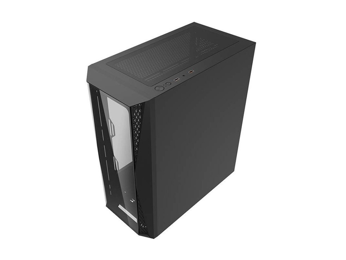 Gabinete Darkflash DK352 Plus (preto) + 4 ventoinhas RGB