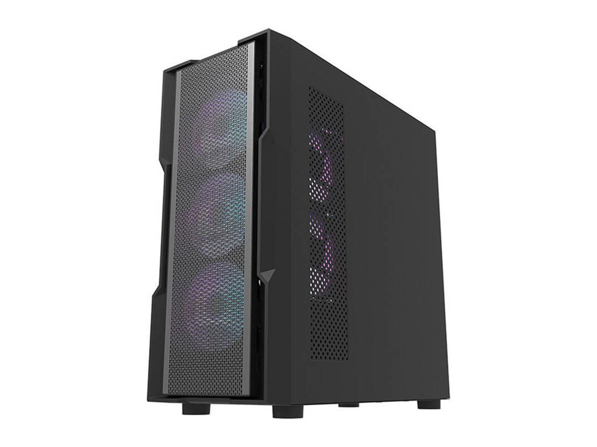 Darkflash DK431 Mesh computer case (black) + 4 ARGB fans
