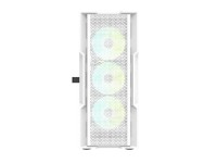 Gabinete Darkflash DK431 (branco) + 4 ventoinhas