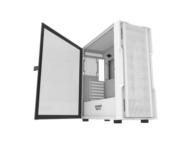 Gabinete Darkflash DK431 (branco) + 4 ventoinhas