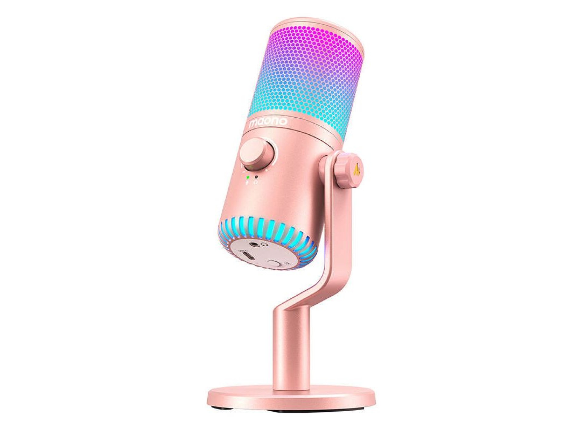 Microfone Maono DM30RGB Rosa