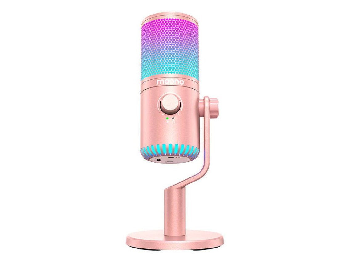 Microfone Maono DM30RGB Rosa