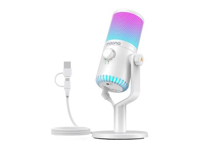 Micr�fono para juegos Maono DM30RGB (blanco)