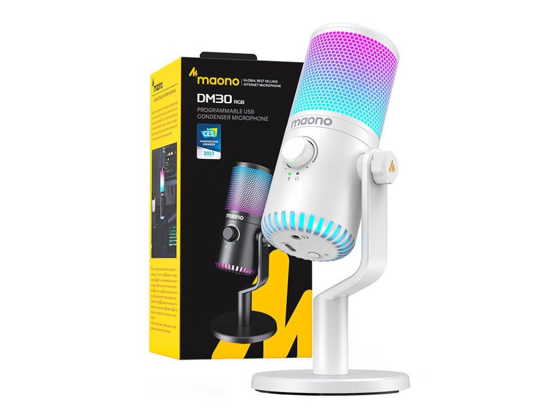 Gaming Microphone Maono DM30RGB (white)