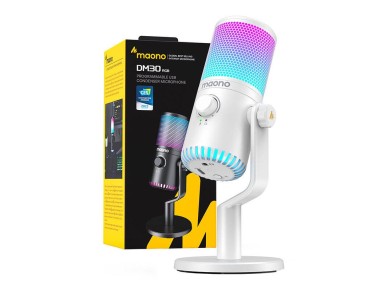 Micr�fono para juegos Maono DM30RGB (blanco)