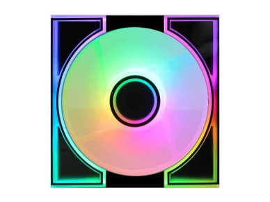 Ventoinha de resfriamento Darkflash DM8 ARGB (preta)