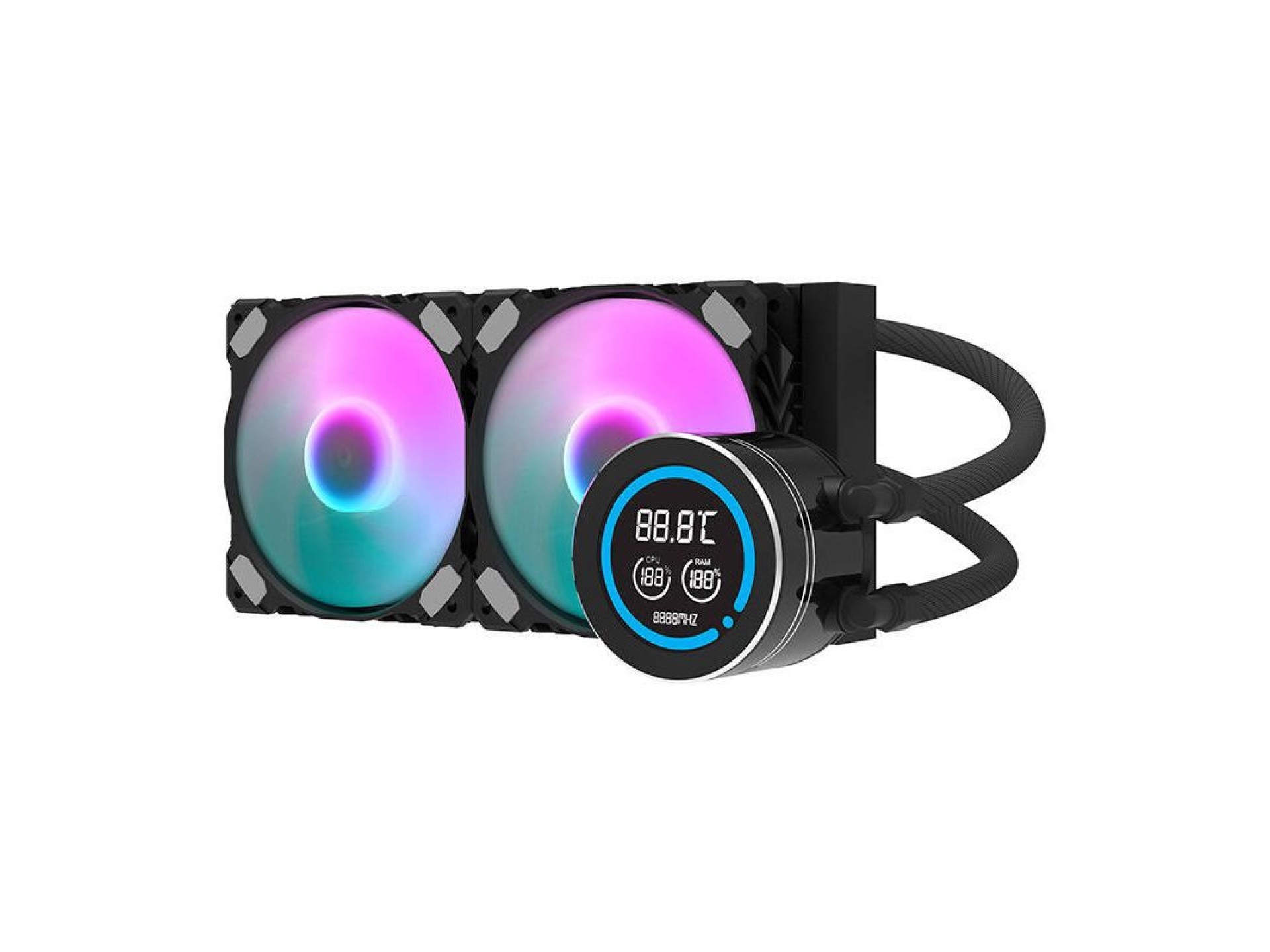 Radiador para computador Darkflash DN-D240 PRETO