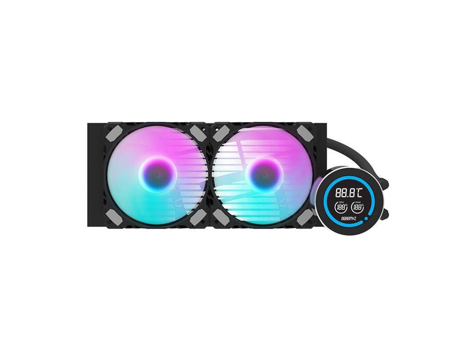 Radiador para computador Darkflash DN-D240 PRETO