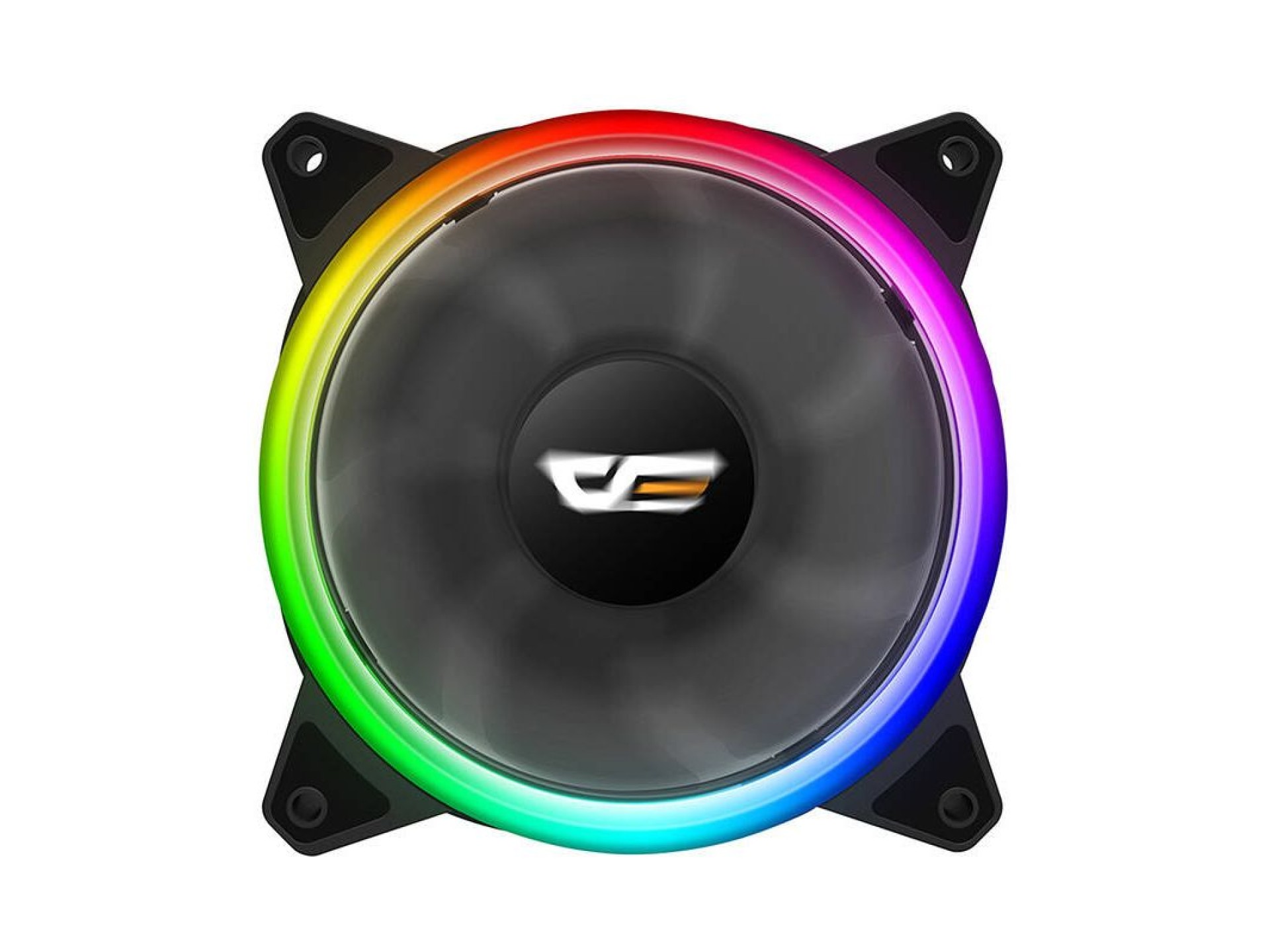 Juego de ventiladores para computadora ARGB Darkflash DR12 Pro 5 en 1 120x120 (negro)