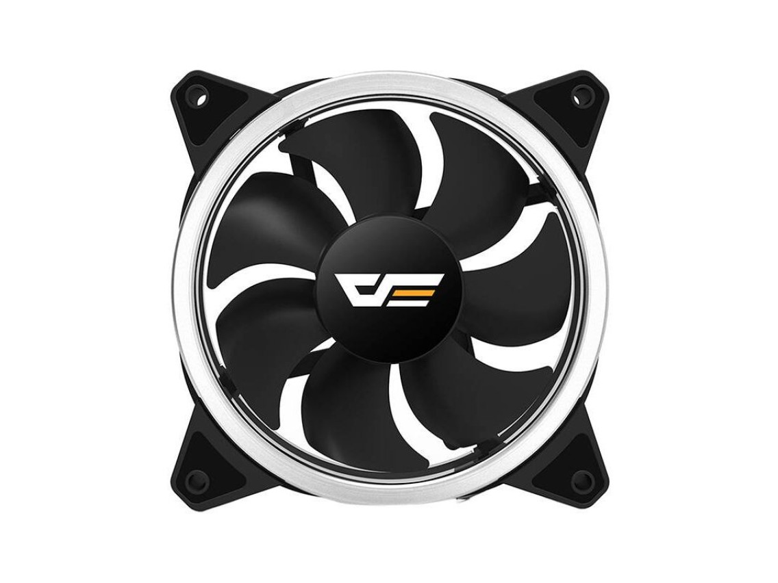 Juego de ventiladores para computadora ARGB Darkflash DR12 Pro 5 en 1 120x120 (negro)