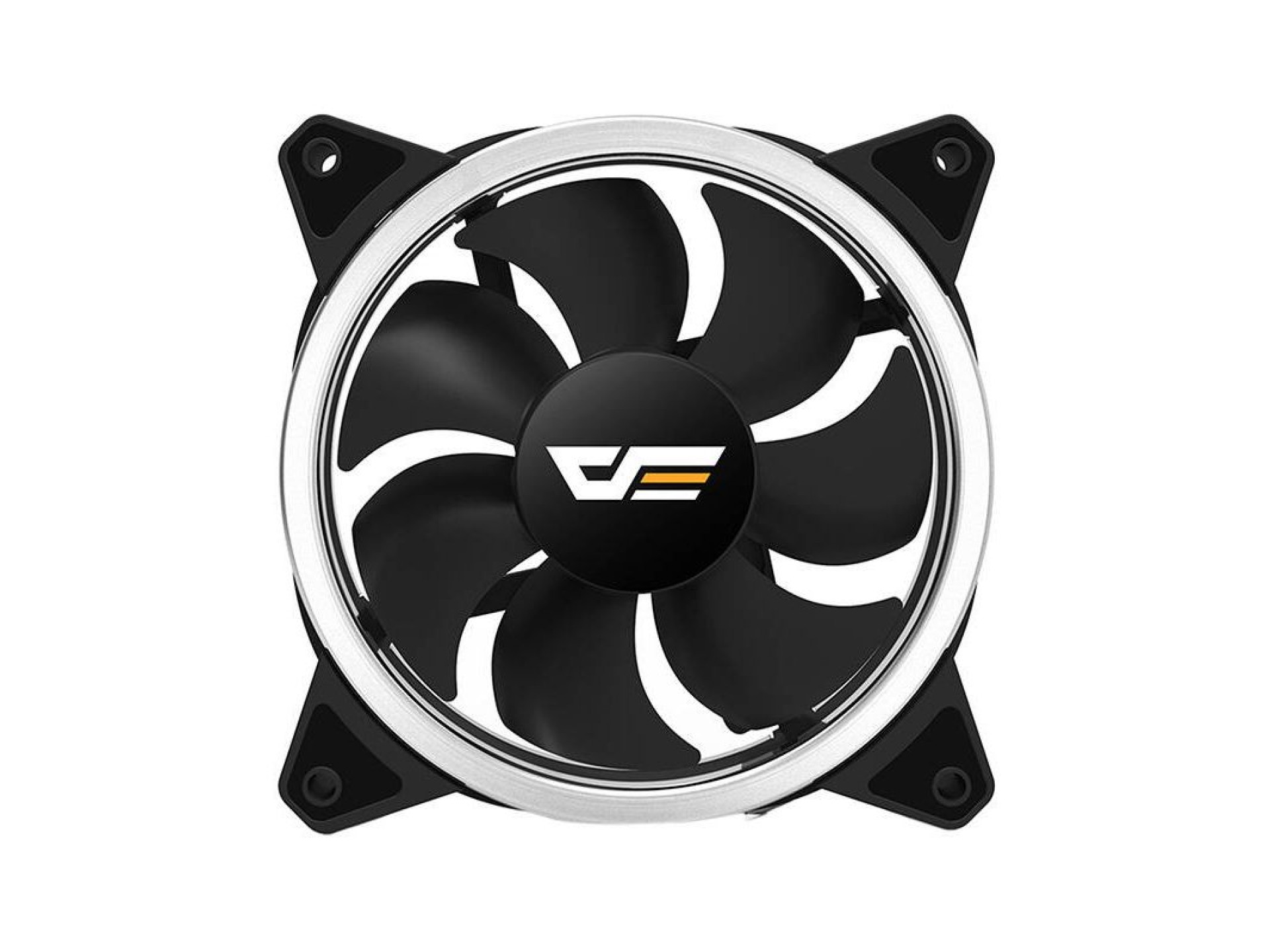 Juego de ventiladores para computadora ARGB Darkflash DR12 Pro 5 en 1 120x120 (negro)