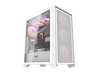 Gabinete Darkflash DRX70 MESH (branco) + 4 ventoinhas RGB
