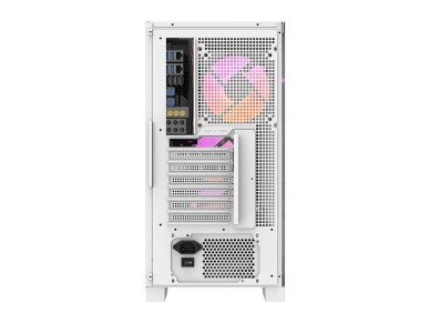 Gabinete Darkflash DRX70 MESH (branco) + 4 ventoinhas RGB