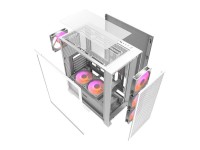 Darkflash DRX70 MESH computer case (white) + 4 RGB fans Darkflash DRX70 MESH computer case (white) + 4 RGB fans
