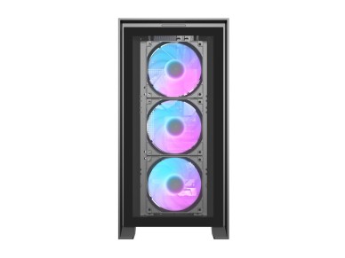 Gabinete de computador Darkflash DRX90 em vidro (preto)