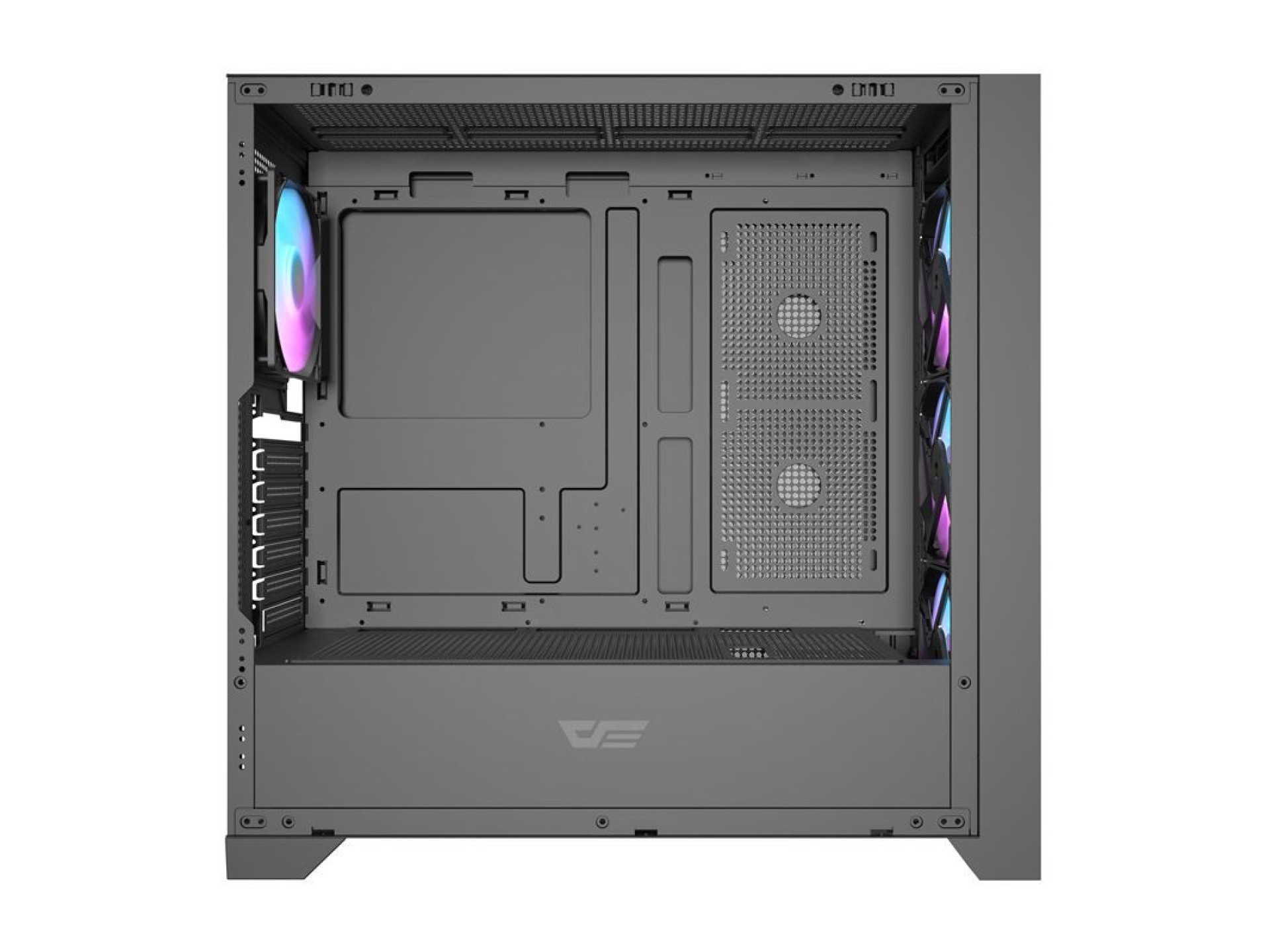Gabinete de computador Darkflash DRX90 em vidro (preto)