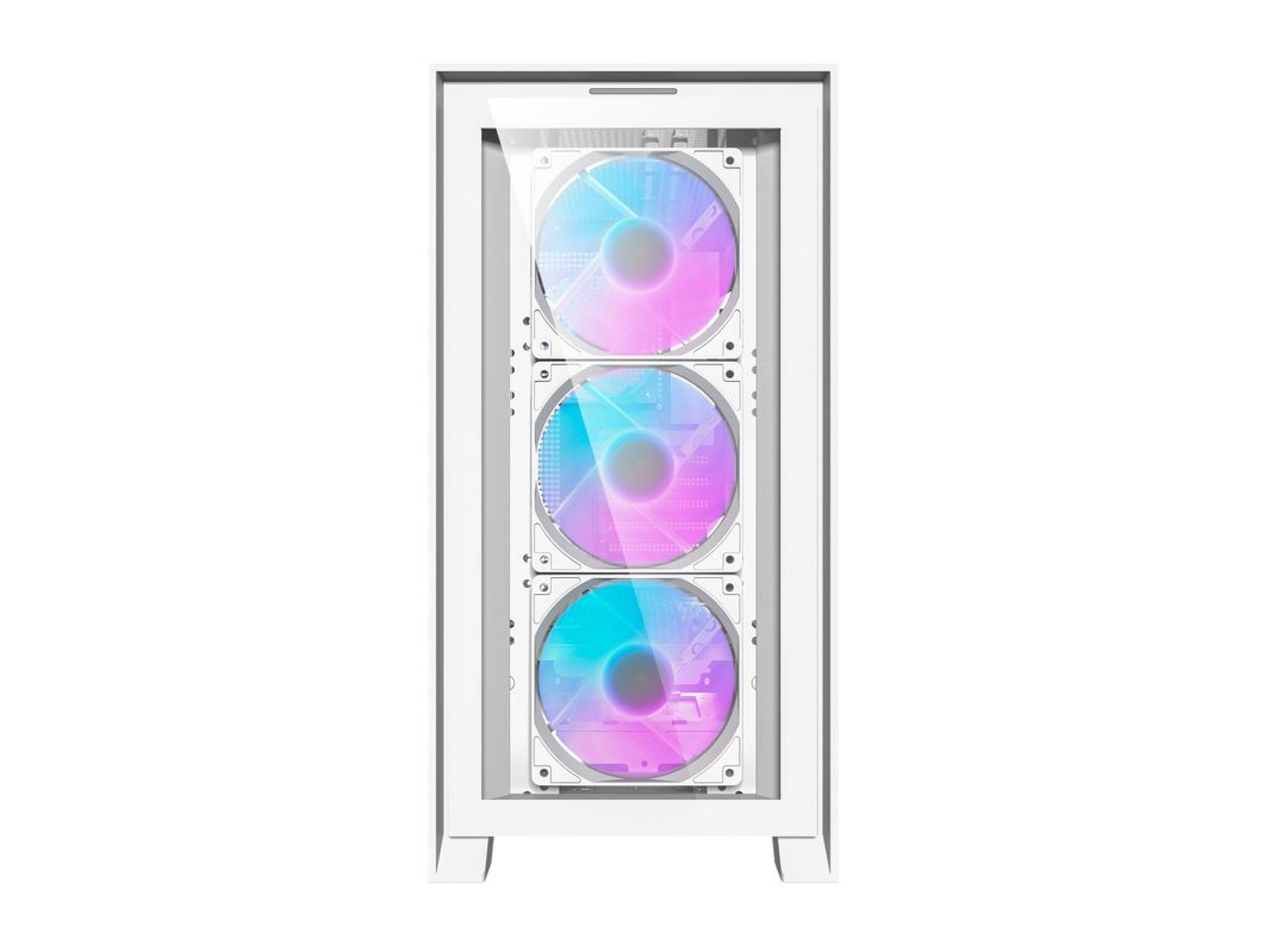 Gabinete de computador Darkflash DRX90 em vidro (branco)