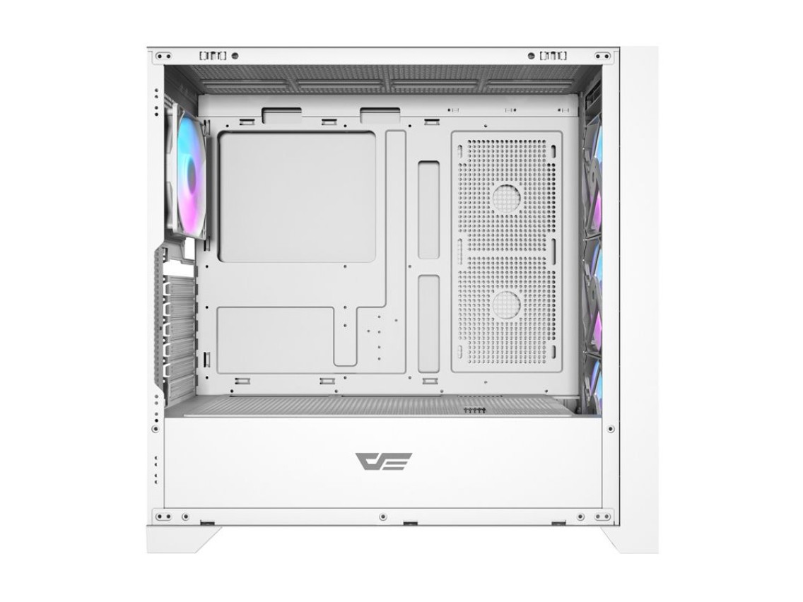 Gabinete de computador Darkflash DRX90 em vidro (branco)