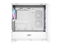 Gabinete de computador Darkflash DRX90 em vidro (branco)